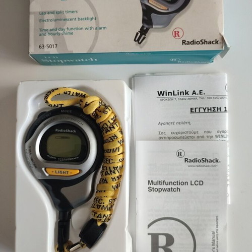 RadioShack Vintage Digital Stopwatch LCD new, unused