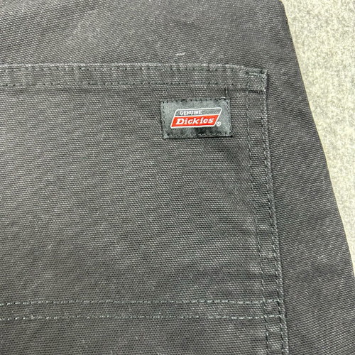 Dickies Flex Carpenter Shorts used, men's W44 black canvas stretch