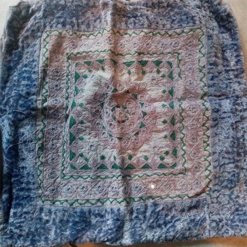 Handmade sofa pillowcases set of 2 with design for square pillows