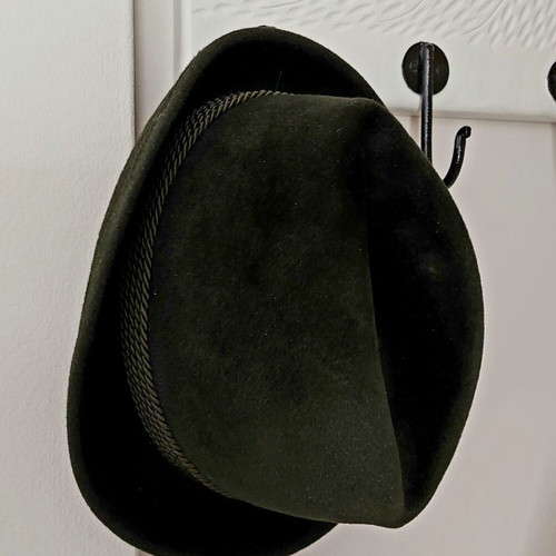 Collins Wien Vintage Fedora Hat Like New, Made in Austria, Black