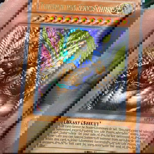 Κάρτα YU-GI-OH Theinen the great Sphinx gold σαν καινούργια