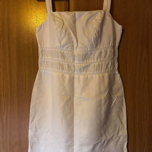 Linen summer dress Bill Cost used, size medium, white