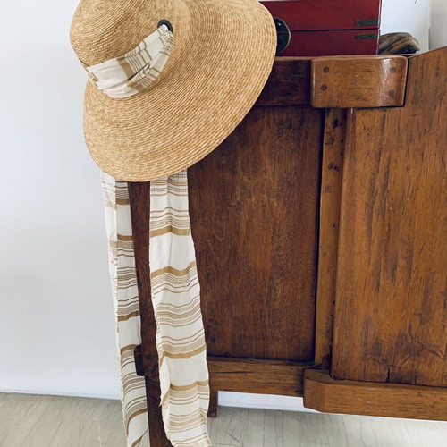 Ioanna Kourbela Straw Hat new, one size