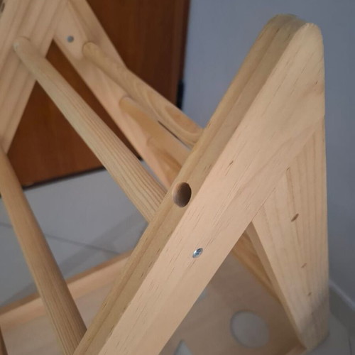 Climbing Triangle set with wooden balance boards and climbing board gift