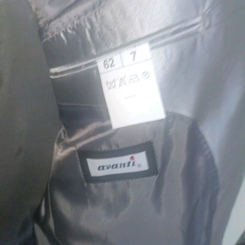 Men's suit like new, silver gray, size 56-58