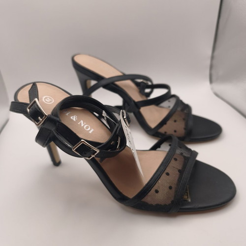 Voi & Noi Black Women's Sandals Size 39 New
