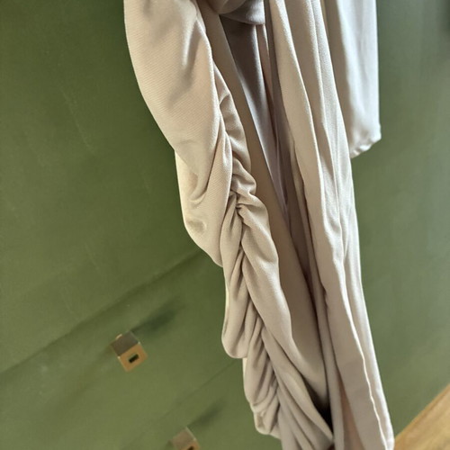 Lolita dress new, beige with draped sides and deep neckline