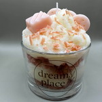 Cookie Cloud Soy Candle Handmade in Glass Container New