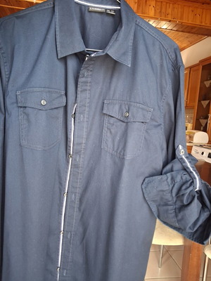 Livergy men's shirt large dark blue like new