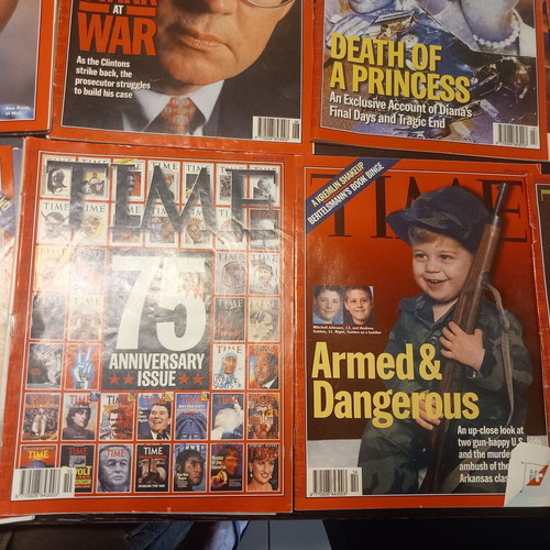 Time magazines used, American edition 1998, pack of 14
