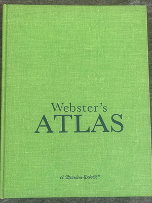 Άτλας Webster’s 1973 σαν καινούργιο, παγκόσμιοι χάρτες