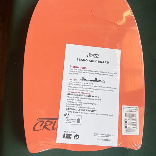 Cruz Seano Kick Board swimming aid new, 41 x 29 x 3.5 cm