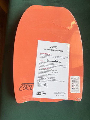 Cruz Seano Kick Board swimming aid new, 41 x 29 x 3.5 cm