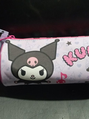 Kuromi Pencil Case Barrel 23x8cm new
