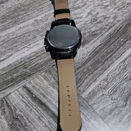 Billionaire men's wristwatch new, black, quartz