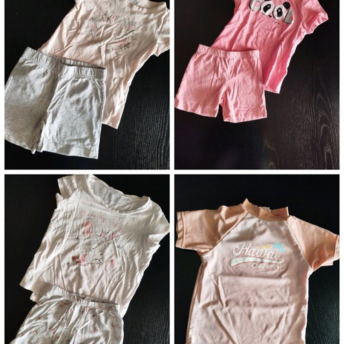 Summer clothes pack for 4 years old like new, multicolored