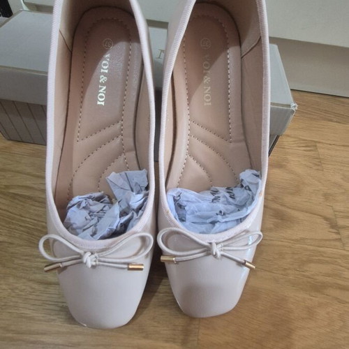 Voi&Noi ballerina shoes size 37, beige
