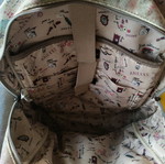 Anekke backpack used, beige and pink