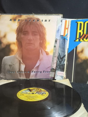 Rod Stewart Foot Loose and Fancy Free vinyl record used