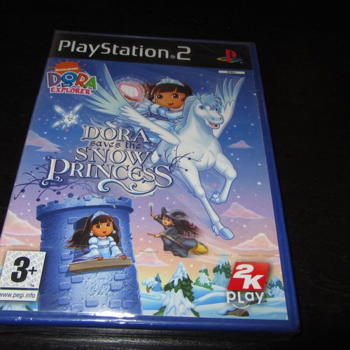 Dora Saves The Snow Princess Sony PlayStation 2 game new sealed
