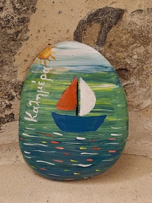 Porcelain magnet hand-painted, made to order