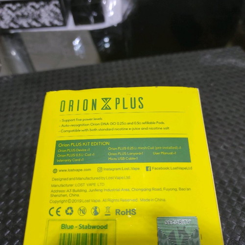 Orion DNA Plus Starter Kit by Lost Vape -blue green