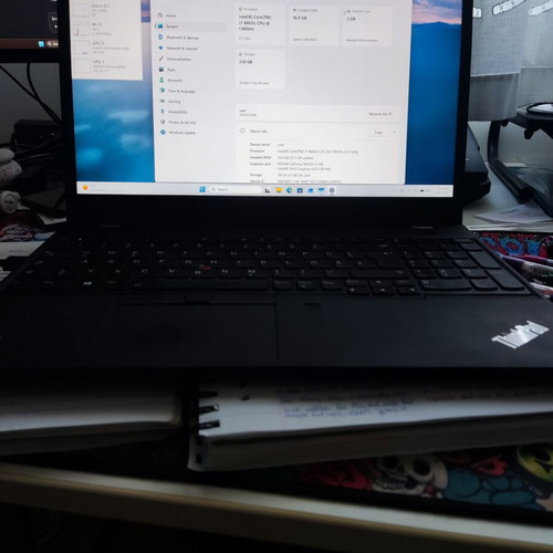Lenovo Thinkpad T590 laptop i7 16GB 256GB SSD MX250