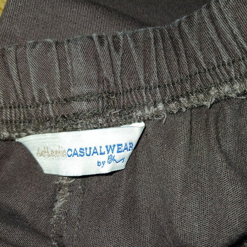BHS brown fitted pants used, size UK14/EUR42