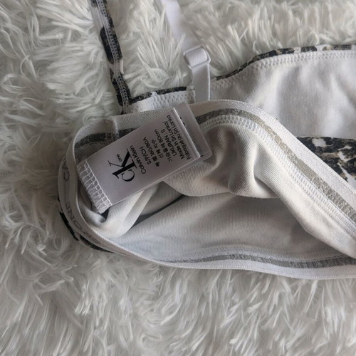 Calvin Klein Set of 2 New Bustiers Size S Black and White