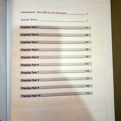 LRN C2 Practice Tests Student's Book like new, English