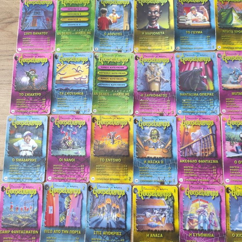 Goosebumps collection of 79 cards