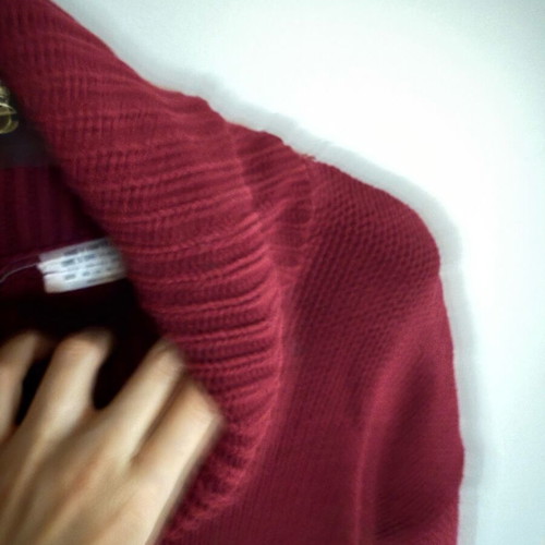 One Teaspoon knitted sweater like new, burgundy
