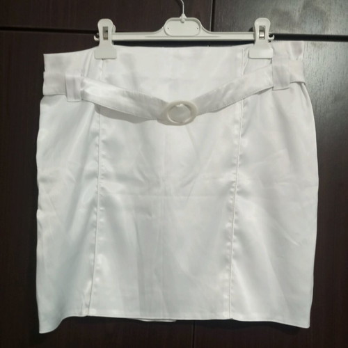 White satin skirt used, size 42