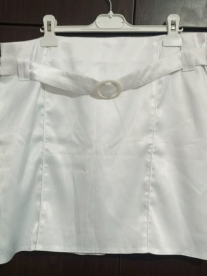White satin skirt used, size 42