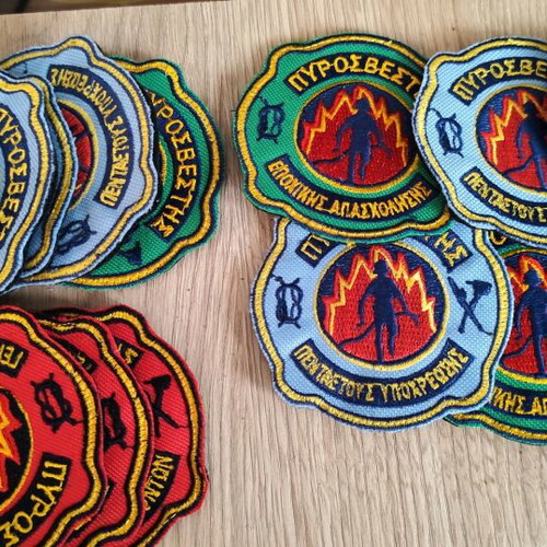 Firefighter uniform patches new, general duties