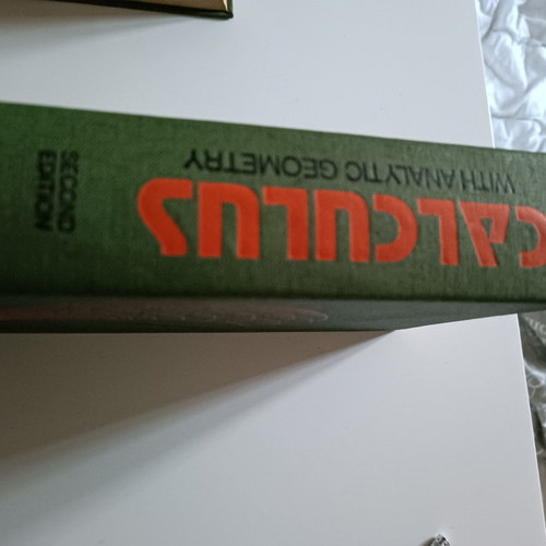 Calculus with Analytic Geometry used volume 1972