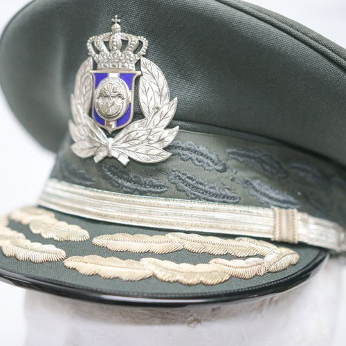 Greek B.Chorofylaki 1970 officers' uniform peaked cap used