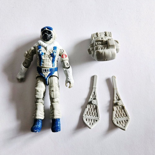 Gi Joe Snow Serpent v1 with backpack and snowshoes like new