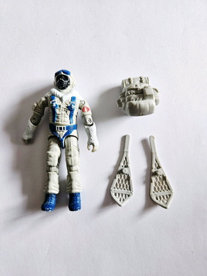 Gi Joe Snow Serpent v1 with backpack and snowshoes like new
