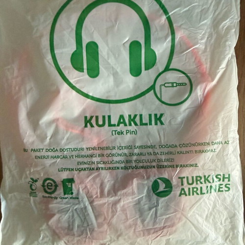 Turkish Airlines headphones new