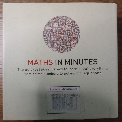 Maths in Minutes book new, Paul Glendinning, science