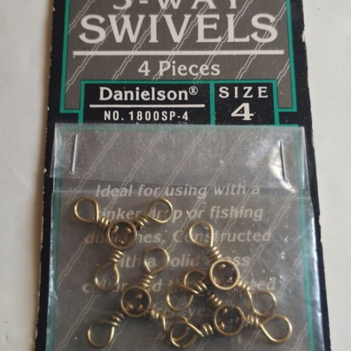 Danielson 3-Way Swivels fishing accessories, new