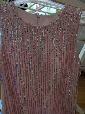 Charleston dress for girls like new, size 116 cm, pink