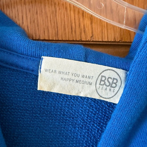 BSB sweatshirt dress like new, blue, size M