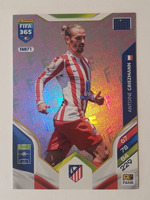 Panini FIFA 365 Andrenalyn XL 2026 Fans Favorite Card Antoine Griezmann Atletico Madrid like new