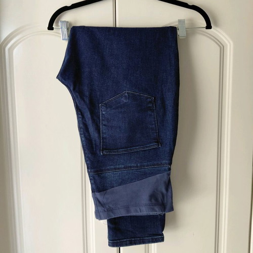 Maternity pants used, soft stretch blue denim, size L