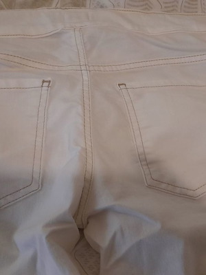 Benetton παντελόνι 3XL για 13-14 ετών καινούργιο, υπόλευκο τζιν