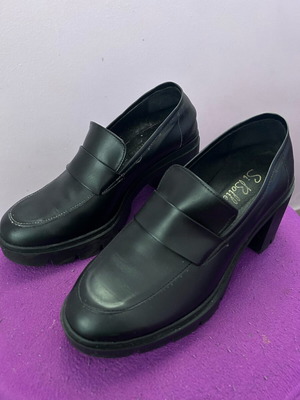 Si Bolleti γυναικεία loafers παπούτσια μαύρα δερμάτινα σαν καινούργια, Νο.38