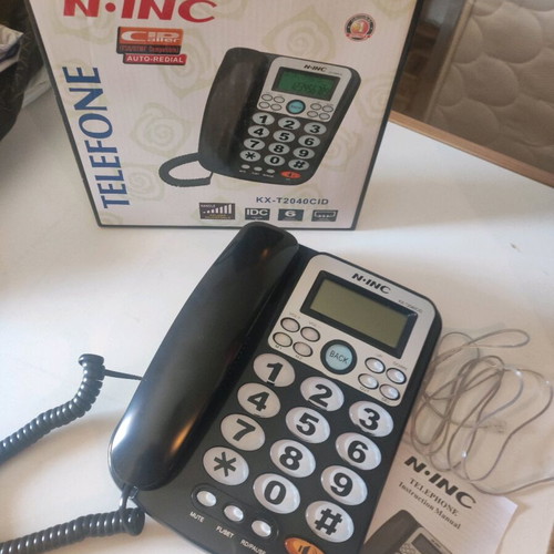 N-INC landline phone new wired with large buttons