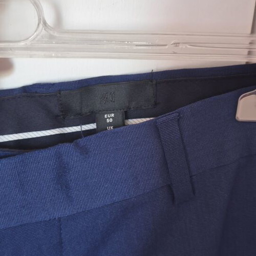 H&M men's suit pants blue medium size like new